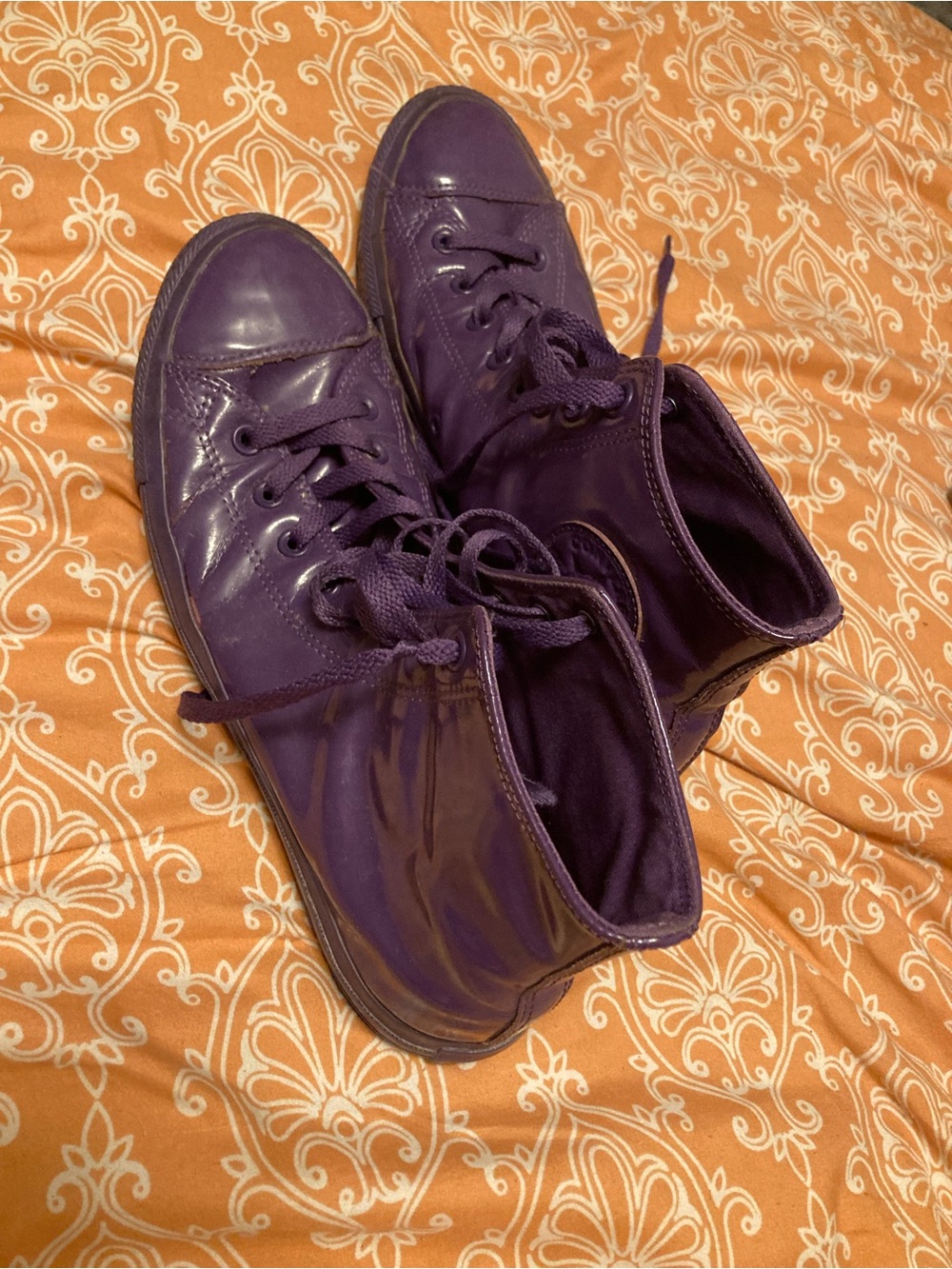 Converse Purple High-Top Sneakers